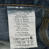 Carhartt Carpenter Jeans - 28W 30L Blue Cotton