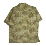 Lee Floral Hawaiian Shirt - Large Beige Cotton