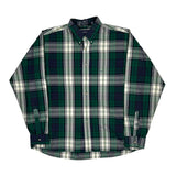 Gant Checked Shirt - XL Green Cotton Blend