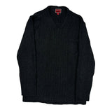 Tommy Hilfiger Denim Jumper - Large Black Wool