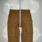 Carhartt Carpenter Pants - 36W 32L Brown Cotton