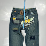 Akademiks Hip Hop Jeans - 36W 31L Blue Denim