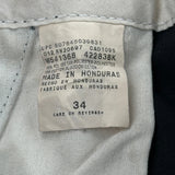 Dickies Chino Shorts - 32W 11L Black Cotton