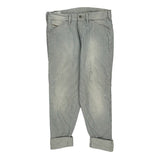 Diesel Tintsie Striped Jeans - 30W 27L Grey Cotton