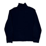 Polo By Ralph Lauren 1/4 Zip - Large Navy Cotton