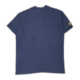 Nancy Fruit Of The Loom Single Stitch T-Shirt - Medium Blue Cotton