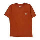 Carhartt T-Shirt - Small Red Cotton