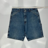 Wrangler Cargo Denim Shorts - 34W 9L Blue Denim