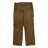 Craftsman Carpenter Trousers - 32W 32L Brown Cotton