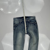 True Luck Skinny Jeans - 32W 32L Blue Cotton Blend