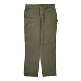 Carhartt Cargo Carpenter Trousers - 36W 32L Green Cotton