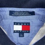 Tommy Hilfiger Polo Shirt - Large Navy Cotton
