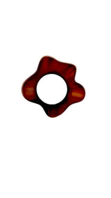 3D Printed Ruffle Cuff in Brown