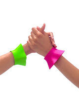 3D Printed Ruffle Cuff in Green