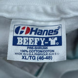 Vintage Hanes Graphic T-Shirt - XL White Cotton