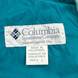 Columbia Windbreaker - Large Blue Nylon