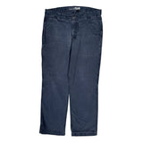 Carhartt Carpenter Trousers - 33W 30L Blue Cotton