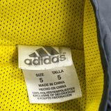 Age 5 Adidas Striped Windbreaker - XS Yellow Polyester