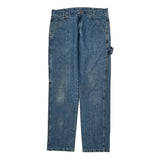 Wrangler Carpenter Jeans - 35W 31L Blue Cotton Blend