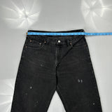 Levis Jeans - 34W 30L Black Denim