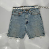 Levis Denim Shorts - 30W 10L Light Wash Cotton