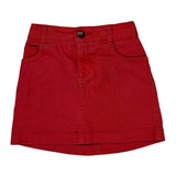 Age 7 Tommy Hilfiger Mini Skirt - Small Red Cotton