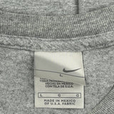 Nike T-Shirt - Large Grey Cotton