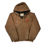 Quality Liquid Feeds Destinations Workwear Jacket - XL Brown Cotton