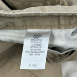 Ridegcut Cargo Trousers - 33W 34L Khaki Cotton Blend