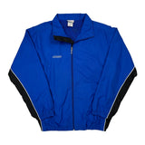 Reebok Windbreaker - Large Blue Polyester