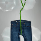 501 Levis Jeans - 36W 30L Blue Cotton