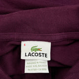 Lacoste Polo Shirt - XL Purple Cotton