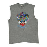 Disney Graphic Vest - Large Grey Cotton