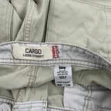 Levis Cargo Trousers - 32W 30L Beige Cotton