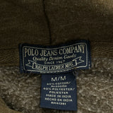 Polo Jeans Company Ralph Lauren Spellout Hoodie - Medium Brown Cotton Blend