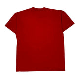 Breedloves Sportswear Russell Athletic Single Stitch T-Shirt - Large Red Cotton