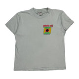 Oneita Graphic T-Shirt - Large Grey Cotton