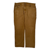 Dickies Carpenter Pants - 38W 31L Brown Cotton