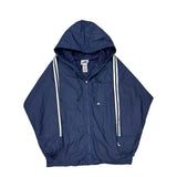 Vintage Adidas Jacket - Large Blue Nylon