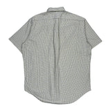 Ralph Lauren Checked Short Sleeve Shirt - Large Beige Cotton