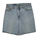 Levis Denim Shorts - 32W 10L Light Wash Cotton