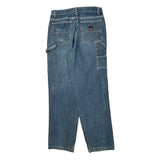 Structure Double Knee Carpenter Pants - 32W 30L Blue Denim