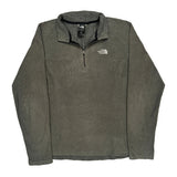 The North Face Fleece - Large Gray Polyester