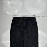 Southpole Graphic Jeans - 34W 30L Black Cotton