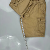 Lee Cargo Shorts - 34W 10L Beige Cotton
