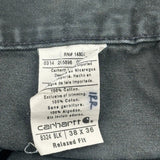 Carhartt Carpenter Trousers - 37W 36L Black Cotton