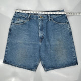 Wrangler Denim Shorts - 36W 9L Blue Cotton
