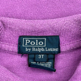 Age 3 Polo By Ralph Lauren Polo Shirt - XS Purple Cotton