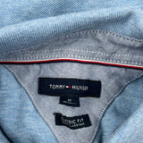 Tommy Hilfiger Polo Shirt - Medium Blue Cotton