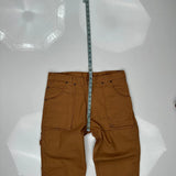 Dickies Carpenter Trousers - 34W 30L Brown Cotton
